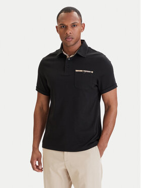 Barbour Barbour Tricou polo Premium Corpatch MML1496BK31 Negru Tailored Fit