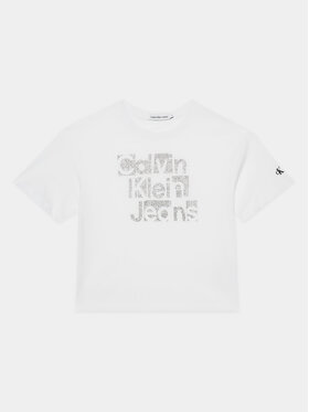 Calvin Klein Jeans Calvin Klein Jeans Футболка Metallic IG0IG02340 Білий Regular Fit