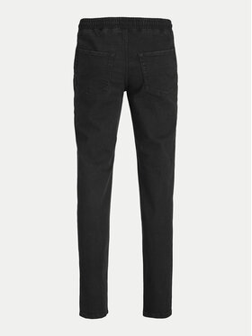 Jack&Jones Junior Jeans Hlače Glenn 12260575 Črna Slim Fit