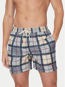 Barbour Barbour Plavecké šortky Staple Tartan MSW0065TN31 Šedá Regular Fit