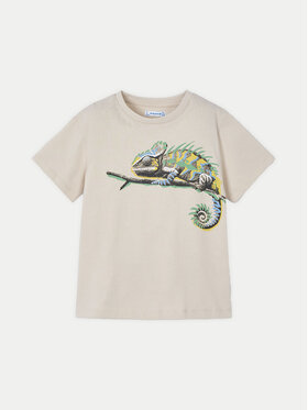 Mayoral Mayoral T-Shirt 3045 Μπεζ Regular Fit