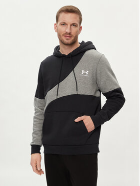 Under Armour Under Armour Felpa tecnica Ua Essential Flc Blocked Hd 1383070-001 Nero Loose Fit
