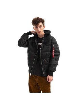 Alpha Industries Alpha Industries Kurtka zimowa AI.118107-285-M Czarny Regular Fit
