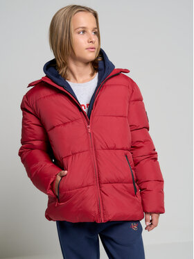 BIG STAR BIG STAR Kurtka przejściowa ALWER_603_130 Czerwony Basic Fit