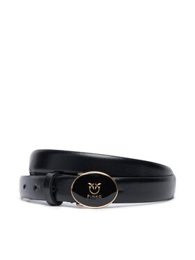 PINKO PINKO Curea Round Enamel H2 Belt 20252 PLT01 105466.A2QL Negru