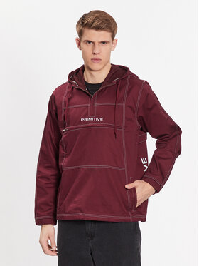 Primitive Primitive Kurtka anorak Concord PA123106 Bordowy Regular Fit