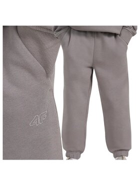 4F 4F Pantaloni da tuta FJWAW25TTROM1245-22S Nero Regular Fit