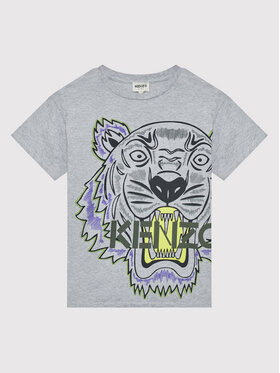 Kenzo Kids Kenzo Kids T-Shirt K25670 M Szary Regular Fit