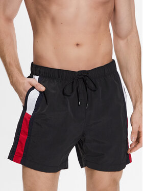 Tommy Hilfiger Tommy Hilfiger Úszónadrág UM0UM02730 Fekete Slim Fit