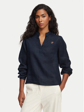 Beverly Hills Polo Club Beverly Hills Polo Club Bluse P-SS26W-OLYMPIA Dunkelblau Regular Fit