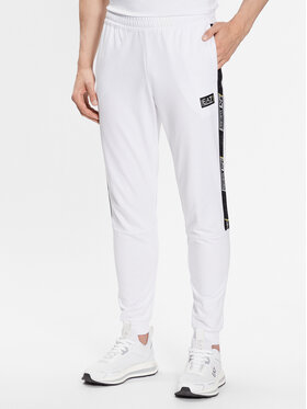 EA7 Emporio Armani EA7 Emporio Armani Teplákové nohavice 3RPP58 PJ05Z 1100 Biela Regular Fit