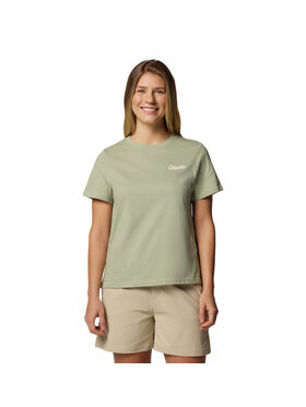 Columbia Columbia T-Shirt 212002 Zielony Regular Fit