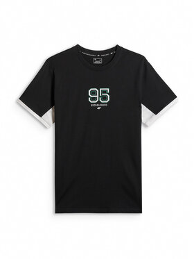 4F 4F T-Shirt SPORTS CLUB Czarny Regular Fit