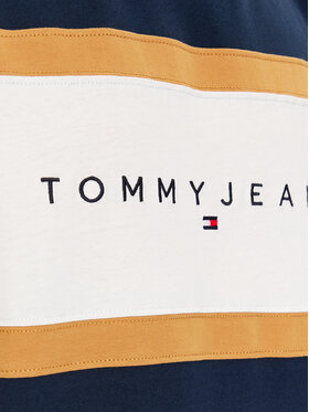 Tommy Jeans Majica DM0DM18427 Mornarsko Modra Regular Fit