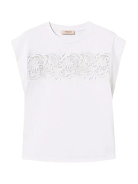 TWINSET TWINSET T-Shirt 8050160278414 Λευκό Regular Fit