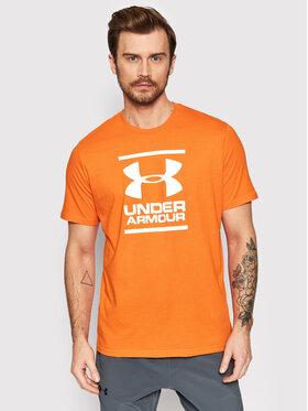 Under Armour Under Armour Тишърт Foundation 1326849 Оранжев Relaxed Fit