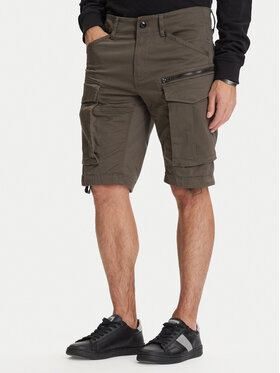 G-Star Raw G-Star Raw Bavlnené šortky Rovic Zip D26214-5126 Zelená Relaxed Fit