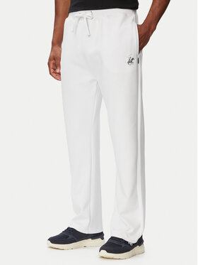 Beverly Hills Polo Club Beverly Hills Polo Club Pantaloni trening M6608B-HR Alb Regular Fit