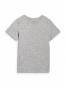 4F 4F T-Shirt BASIC+ Szary Regular Fit