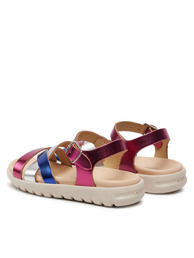 Geox Sandale J Sandal Soleima Gir J45GSA 000CF C8NK4 M Ružičasta