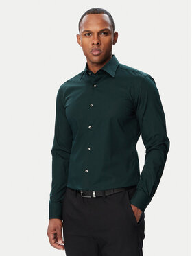 BOSS BOSS Camicia H-Hank 50469345 Verde Slim Fit