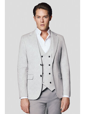 Lancerto Lancerto Marynarka Budoni MA131125000007 Szary Slim Fit