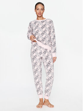 DKNY DKNY Pyžamo YI2822686F Růžová Regular Fit