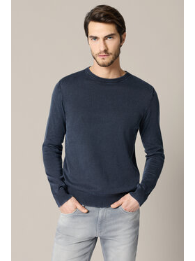 Lancerto Lancerto Sweter Gustan SW073225000069 Granatowy Regular Fit
