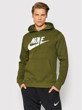 Nike Nike Bluză Sportswear Club BV2973 Verde Standard Fit