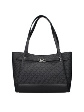 Michael Kors Michael Kors Torebka Black Fabric Shoulder Czarny