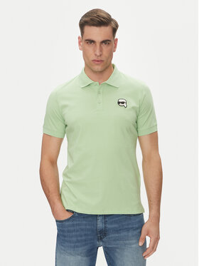 KARL LAGERFELD KARL LAGERFELD Polo 745710 552224 Zelena Regular Fit