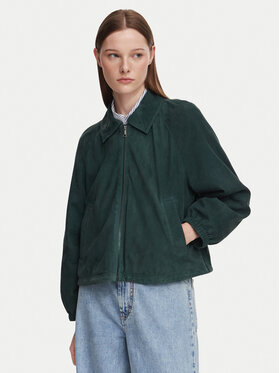 Weekend Max Mara Weekend Max Mara Kožená bunda Zuppa 2625446011 Zelená Regular Fit