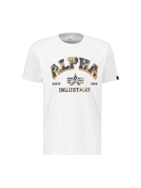 Alpha Industries Alpha Industries T-Shirt 146511 Biały Regular Fit