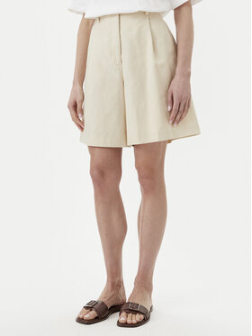 Weekend Max Mara Weekend Max Mara Bermuda Ecuba 2515141032 Écru Regular Fit