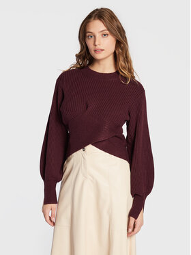 Bruuns Bazaar Bruuns Bazaar Svetr Irina BBW3027 Bordó Regular Fit