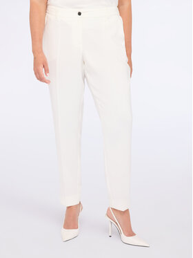 Fiorella Rubino Fiorella Rubino Pantaloni di tessuto P168T004997N011 Bianco Regular Fit