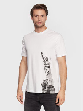 Armani Exchange Armani Exchange T-Shirt 6LZTJH ZJH4Z 1100 Bílá Regular Fit