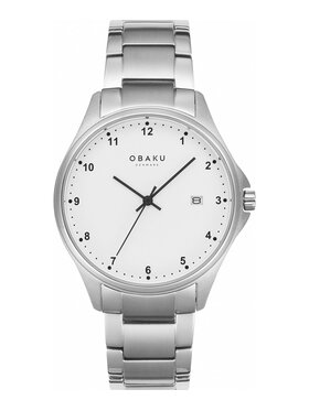 Obaku Obaku Zegarek V272GDTWST Srebrny
