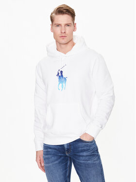 Polo Ralph Lauren Polo Ralph Lauren Džemperis ar kapuci 710890948002 Balts Regular Fit