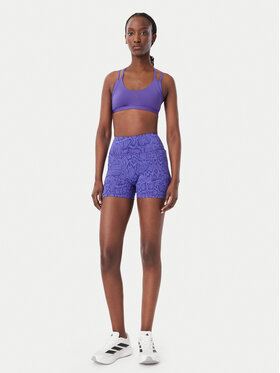 adidas adidas Kolarki Optimé Snake Short Leggings KV1152 Fioletowy Slim Fit