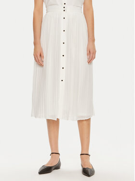 Vila Vila Gonna plissettata Yasmin 14102199 Bianco Regular Fit