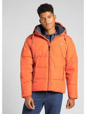 Lee Lee Kurtka zimowa PUFFER JACKET Pomarańczowy Regular Fit