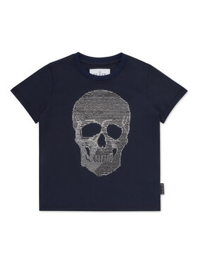 PHILIPP PLEIN PHILIPP PLEIN T-Shirt 19743 Modrá Regular Fit