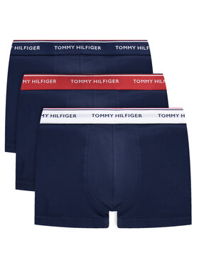 Tommy Hilfiger Tommy Hilfiger Komplektas: 3 poros trumpikių 3P Trunk 1U87903842 Tamsiai mėlyna