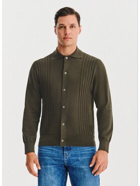 Pako Lorente Pako Lorente Sweter P25WF-2X-008 Zielony Classic Fit