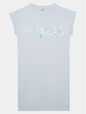 Guess Guess Haljina za svaki dan J4GK14 KAE23 Svijetloplava Regular Fit