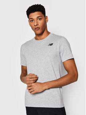 New Balance New Balance T-Shirt Classic Arch NBMT1198 Szary Slim Fit