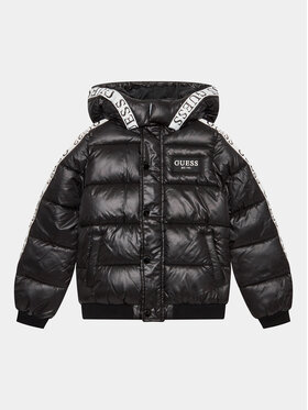 Guess Guess Pehelykabát J3YL15 WEGY0 Fekete Regular Fit