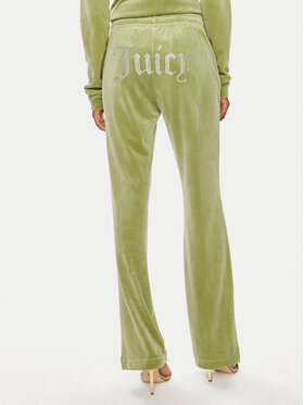 Juicy Couture Spodnji Del Trenirke Tina JCAPW045 Zelena Regular Fit