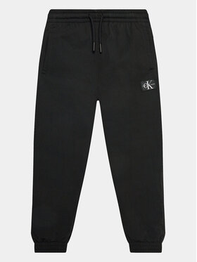 Calvin Klein Jeans Calvin Klein Jeans Долнище анцуг Mix Media IB0IB01934 Черен Regular Fit